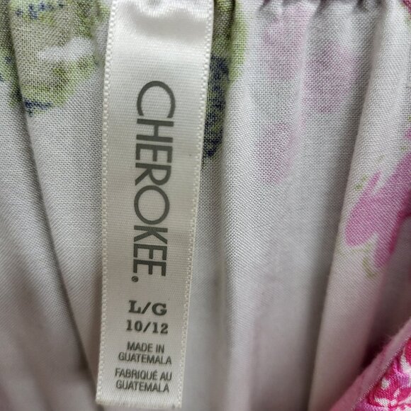 Cherokee Women‎ White Cami Maxi Dress Cottagecore Fairy Boho Beachy Size Large - Picture 3 of 6